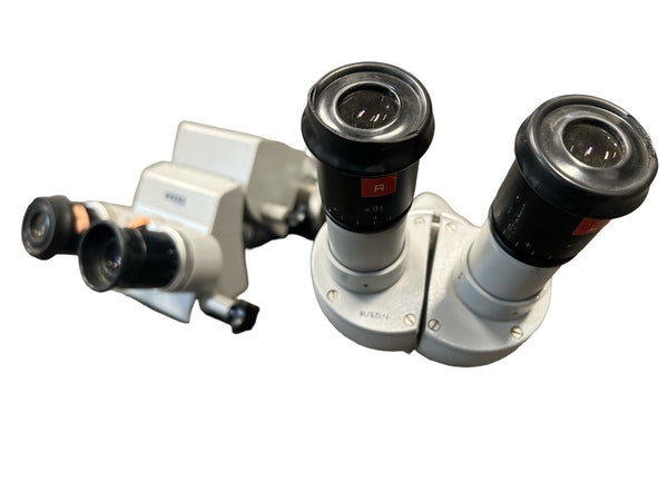 Zeiss Surgical Microscope 50 Beam f=125/16 Binocular Head 10X Eyepieces & 12.5X