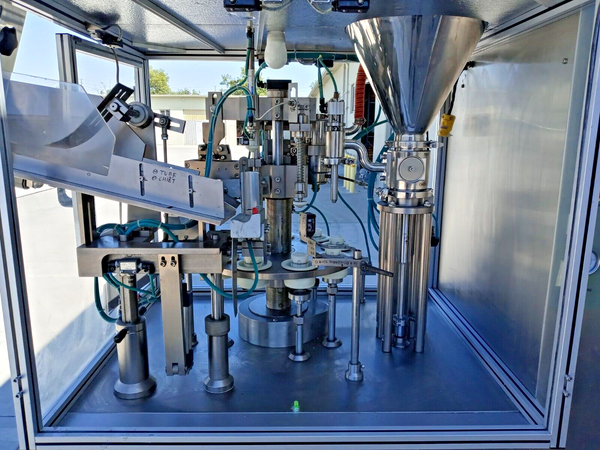 T&T Machinery FST-1800 Automatic Tube Filling & Sealing Machine, 220VAC 3Ph 50Hz