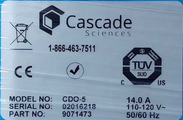 Lab Oven, Cascade CDO-5 Dry, Cascade Sciences Decarb Oven, 5 cu ft, 120V,