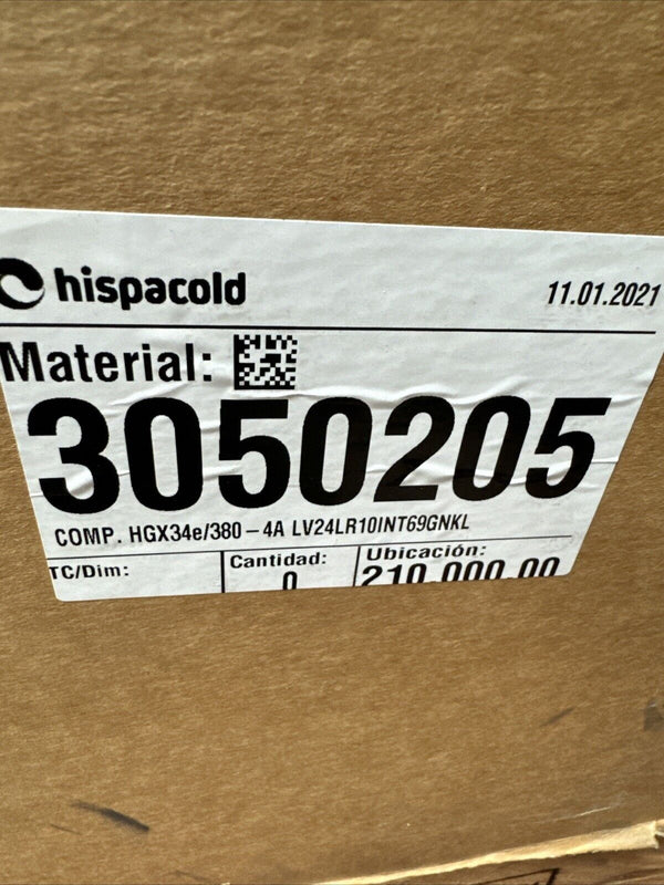 BOCK HGX34E/380-4 A Compressor Suction Gas Cooled GEA BOCK HVAC Hispacold 305020