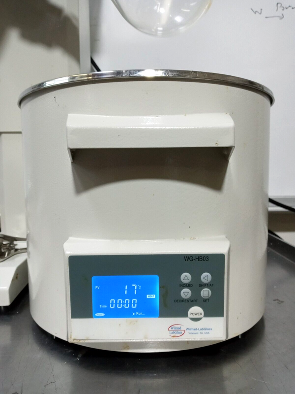 Wilmad-LabGlass WG-EV311 Rotary Evaporator w/Motor Lift, Heating Bath, Glassware