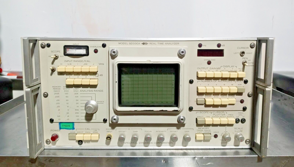 Spectral Dynamics SD-330A-78A Real Time Analyzer (No Power Cord)