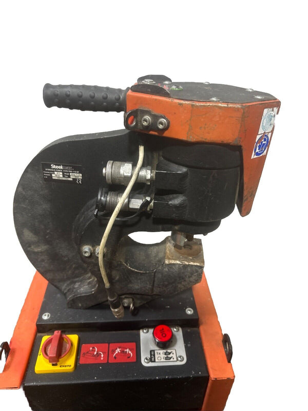 Steelmax HPP 700 Hydraulic Power Pack And  Punch  Press TYPE PRO-110HP  47 Tons