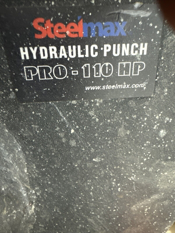 Steelmax HPP 700 Hydraulic Power Pack And  Punch  Press TYPE PRO-110HP  47 Tons