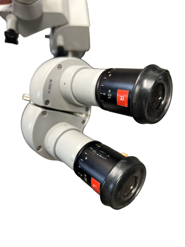 Zeiss Surgical Microscope 50 Beam f=125/16 Binocular Head 10X Eyepieces & 12.5X