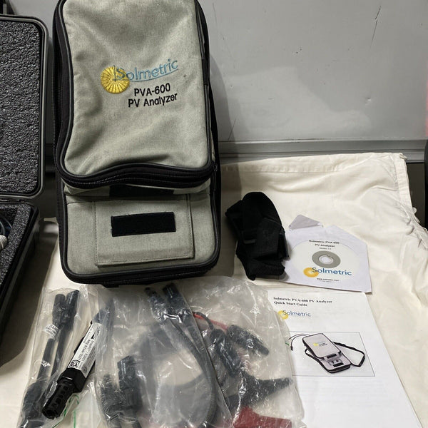 Solmetric PVA-600 PV Analyzer with Irradiance Sensor