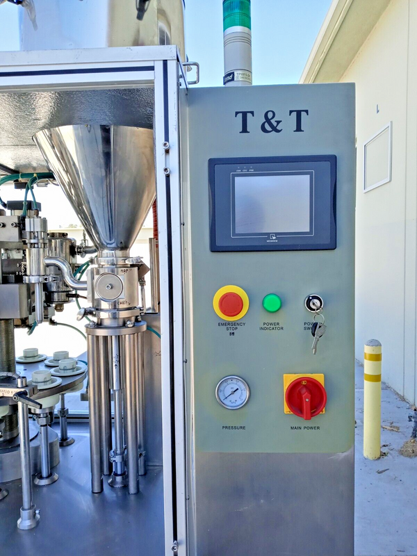 T&T Machinery FST-1800 Automatic Tube Filling & Sealing Machine, 220VAC 3Ph 50Hz