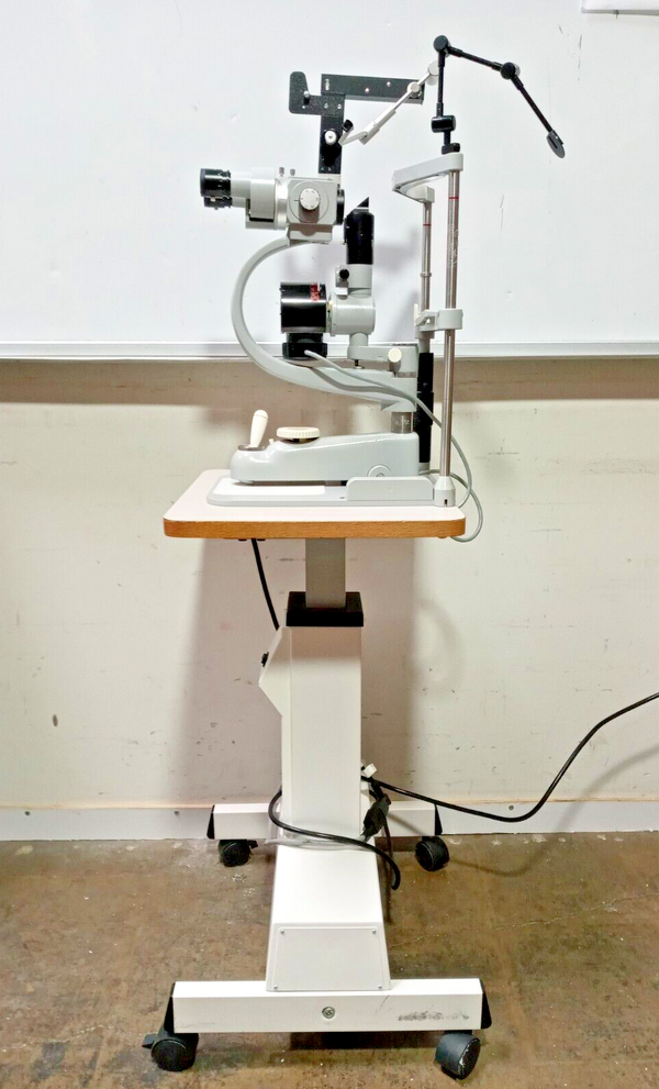 Carl Zeiss F125 Slit Lamp w/HAAG Streit Tonometer and Power Table