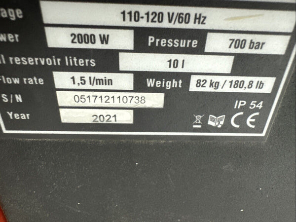 Steelmax HPP 700 Hydraulic Power Pack And  Punch  Press TYPE PRO-110HP  47 Tons