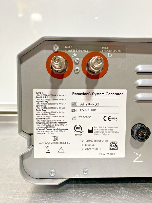 APYX RENUVION APYX-RS3 J-Plasma System Generator