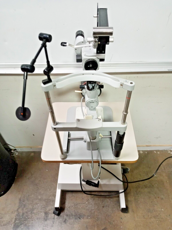 Carl Zeiss F125 Slit Lamp w/HAAG Streit Tonometer and Power Table
